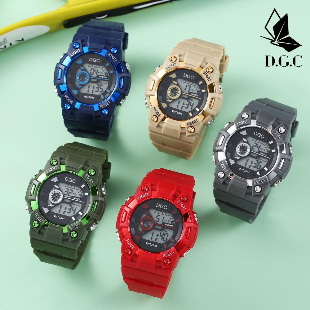 COD ✨DGC Jam Tangan Couple Pria Wanita Murah Digital  Sport Watch Fashion import M178