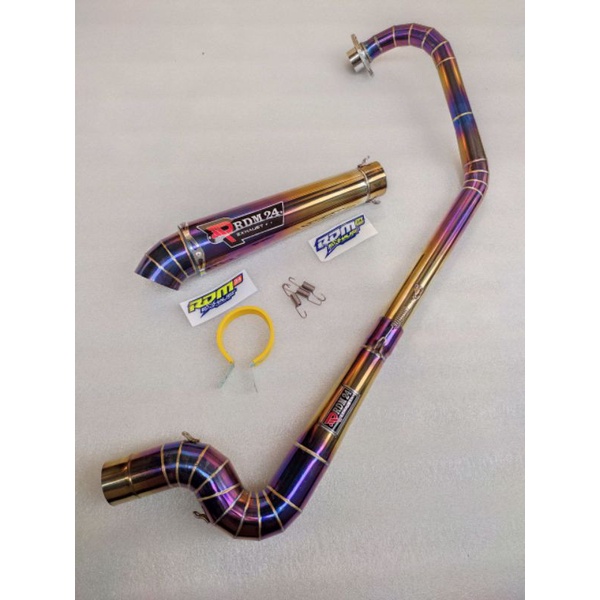 Knalpot Original RDM24 EXHAUST Type KOBRA S for VIXION,CB150 NEW,CB150 OLD,CBR150 FACELIF, SONIC, SA
