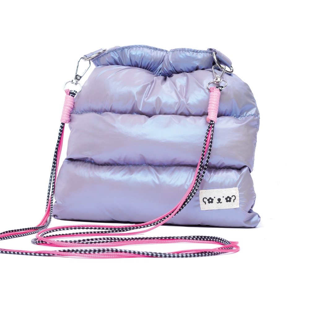 ASTERIA Sling bag Parasut Tas Konser Bahu Fashion Wanita Selempang Puffy Cewek Kecil Mini Kekinian L