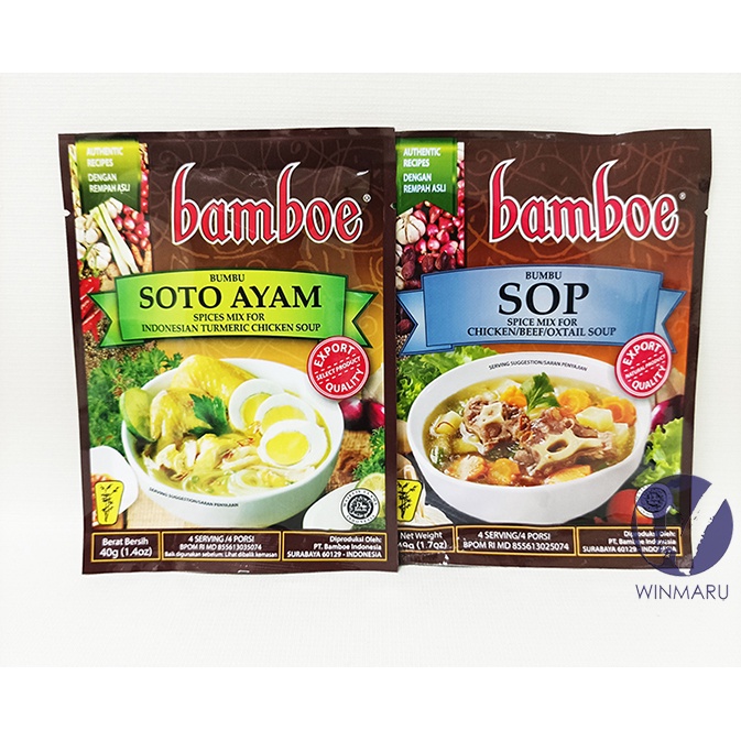 

Bamboe bumbu sop bamboe soto ayam