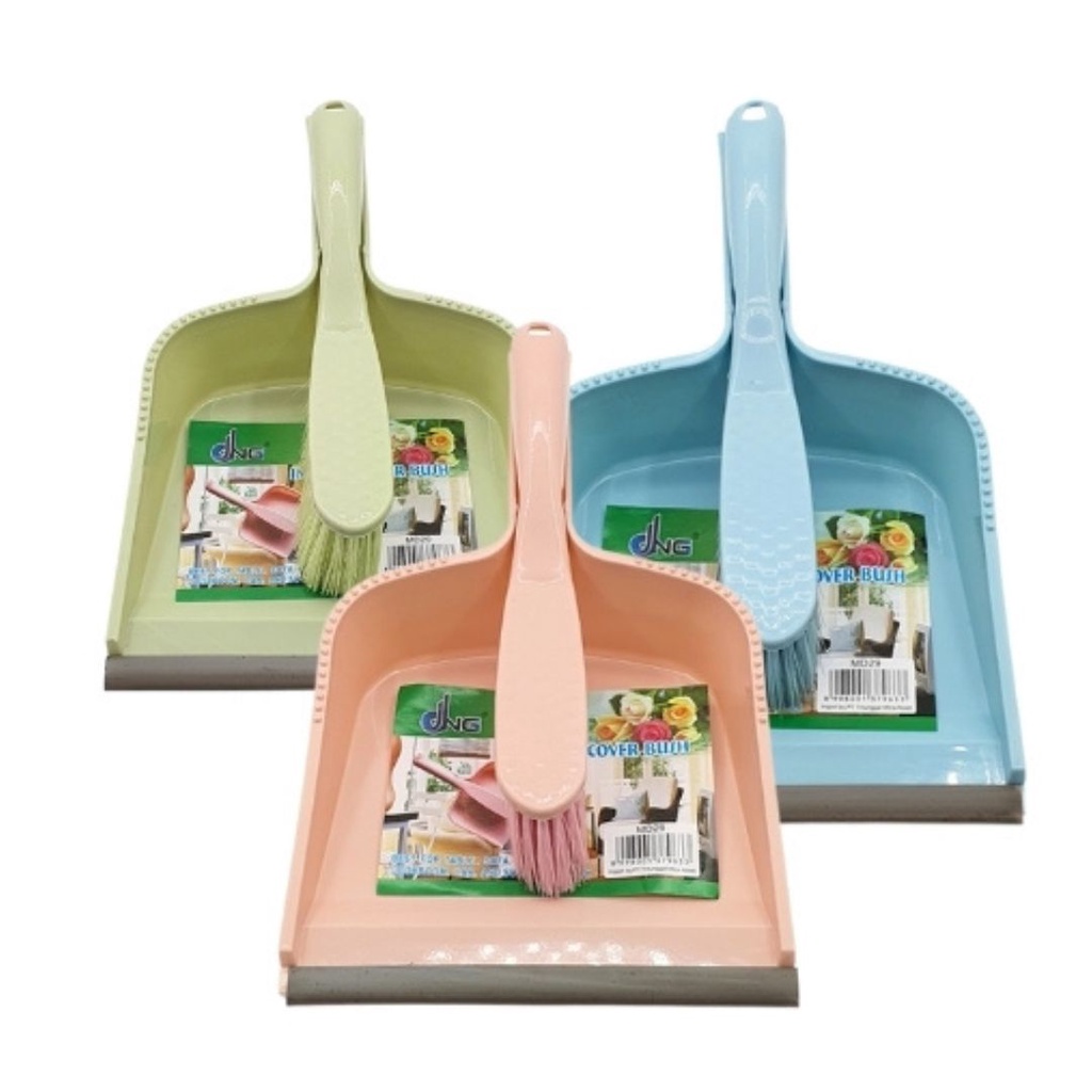 DNG Sapu Pengki Mini Set MD29 – Rubber Anti Selip | Sikat Kasar Kuat