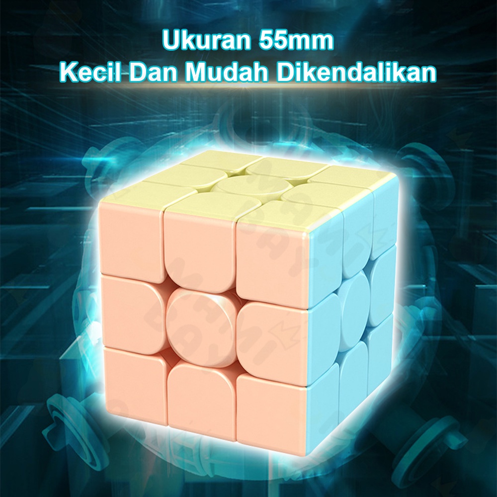 Mamibayi Rubik 3x3 Magnetic Magic Cube/Kubus Ajaib/MoYu Meilong/Speed Cube 3x3