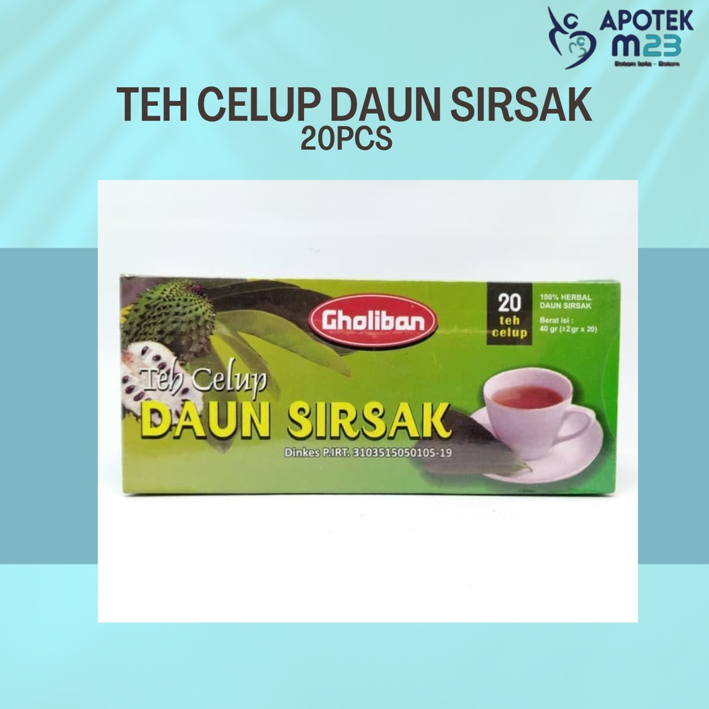 

GHOLIBAN TEH CELUP DAUN SIRSAK ISI 20