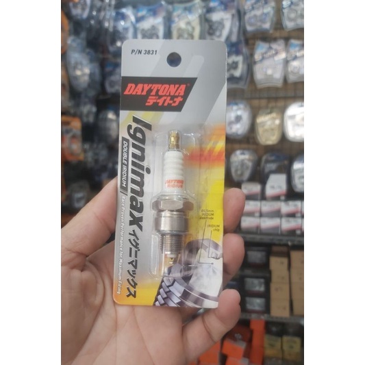 Busi daytona daitona iridium fizR force1 rxking rx king.dobel iridium force 1 FIZ R spark plug origi