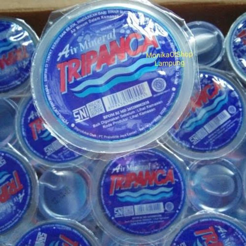 

[Hanya Order Instan] 48pcs / Dus Tripanca Gelas, Air Mineral Gelas Tripanca, Akua Gelas Tripanca, Air Minum Kemasan Tripanca Sedus 48pcs