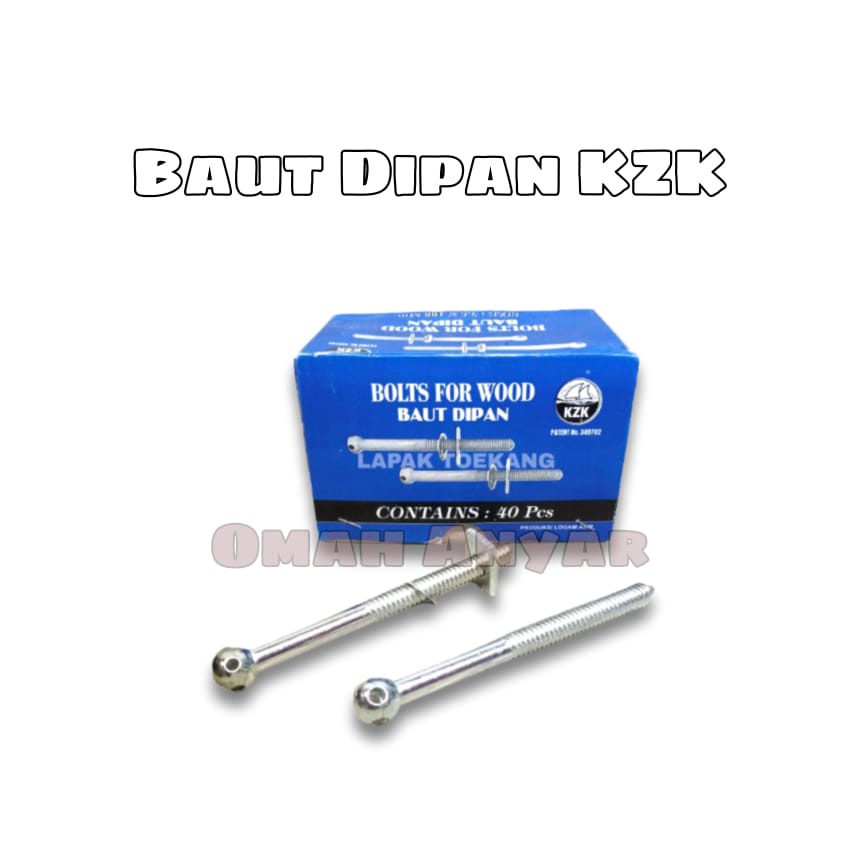 Baut Dipan Ranjang Spring Bed Kasur Cap KZK 1 Set Isi 4pcs