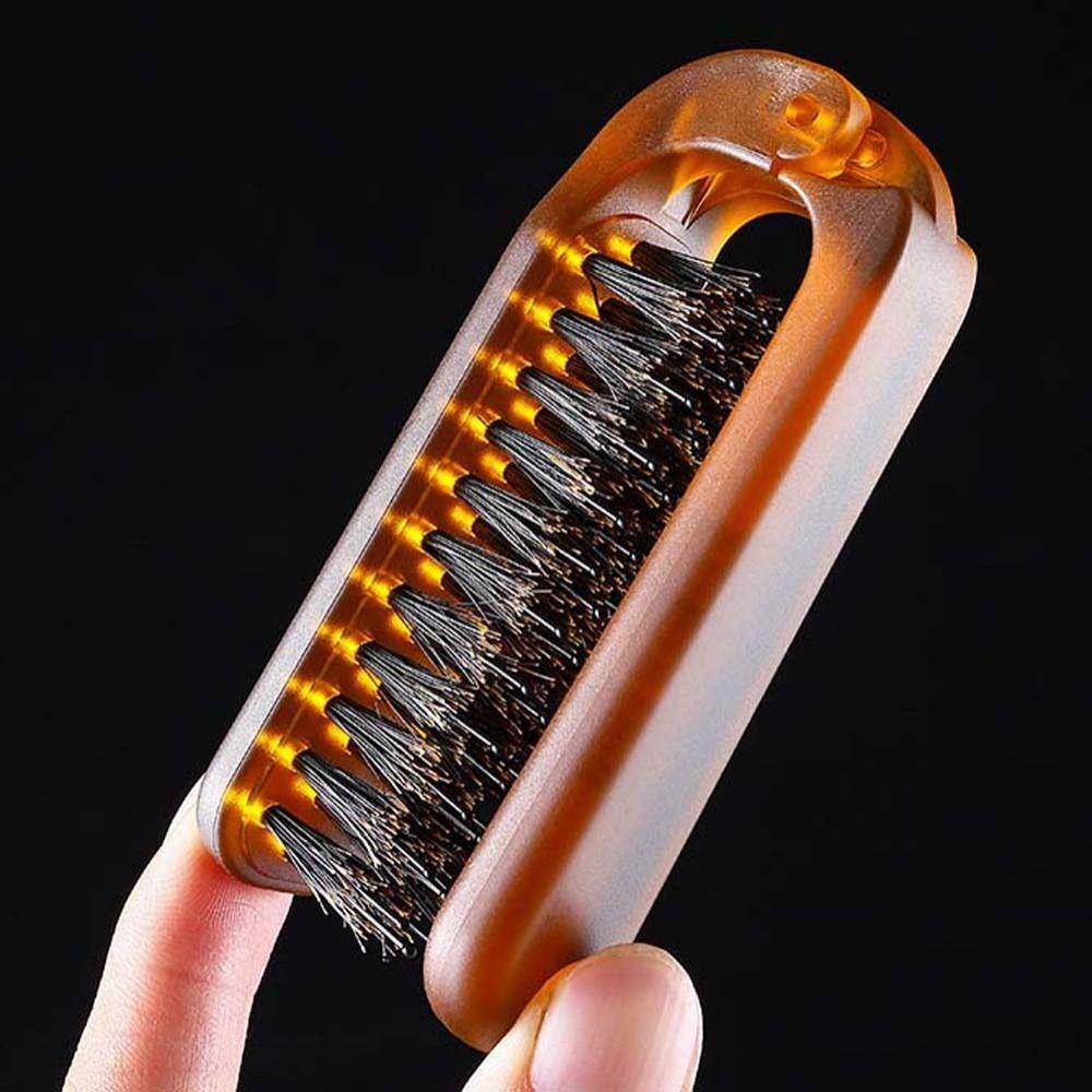 Sisir Bulu Agustina Barber Aksesoris Rambut Profesional Sisir Pijat Hairdressing Compact Foldable Comb