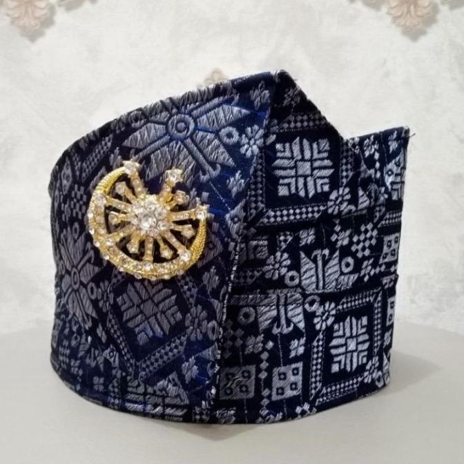 TANJAK MELAYU FULL SONGKET IKAT KEPALA MELAYU PREMIUM DENGAN ORNAMEN