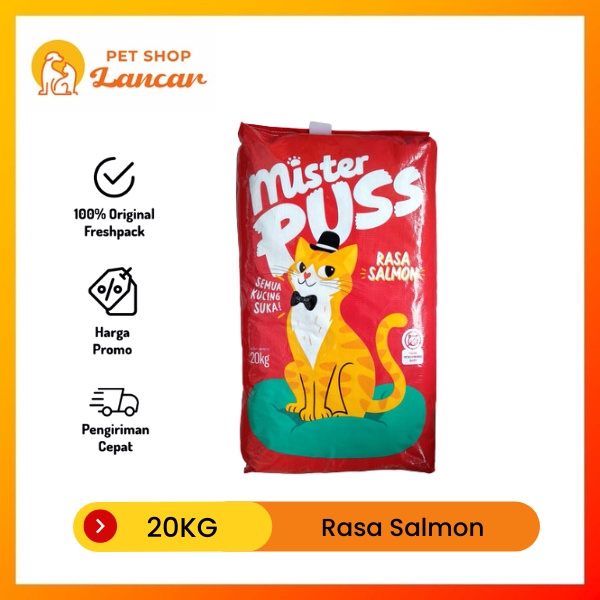 Makanan Kucing Mister Puss 500gr / Cat Food - Salmon