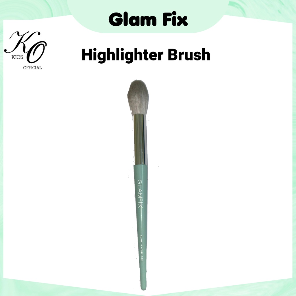 Glam Fix Flawless Powder Brush | Countour Brush | Fan Brush | Highlighter Brush | Eyebrow Brush | Eyeshadow Blending Brush