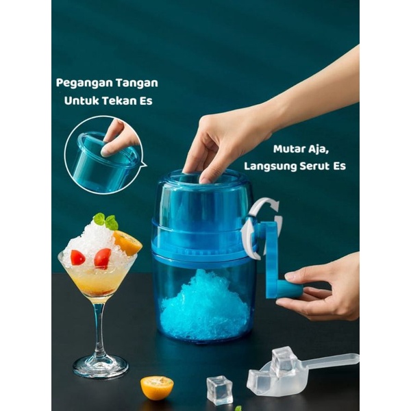 Alat Serut Es Batu Mini Portable Snow Cone Ice Cream⭐ Toko10 ⭐