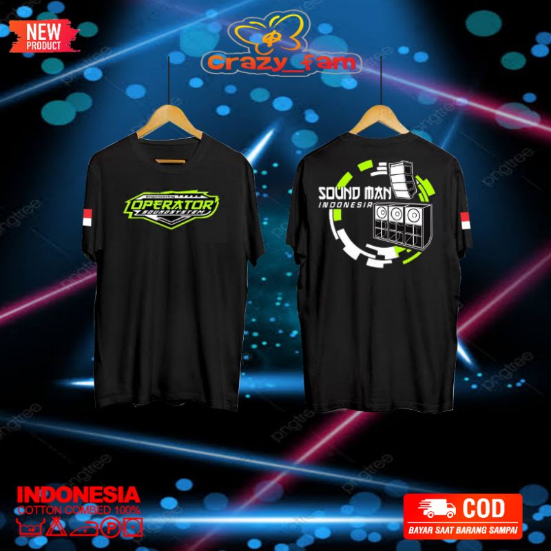 KAOS BAJU SOUND SISTEM/OPERATOR SOUND MAN