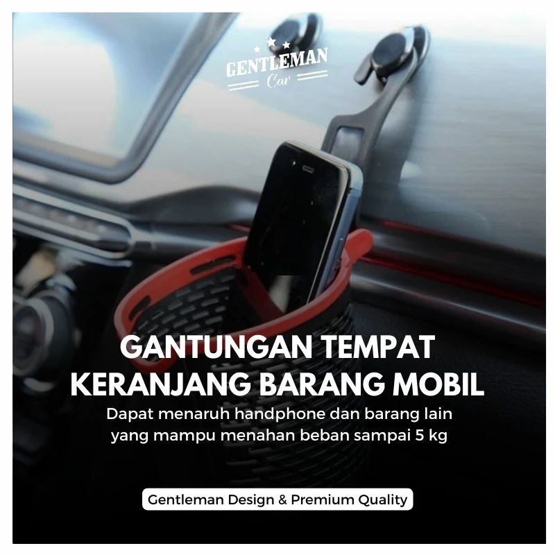 Car Hook Holder Organizer | Gantungan Tempat Keranjang Barang Mobil