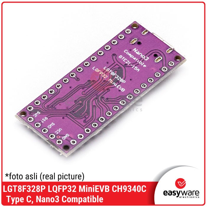 LGT8F328P LQFP32 MiniEVB CH9340C Type C Nano3 Compatible