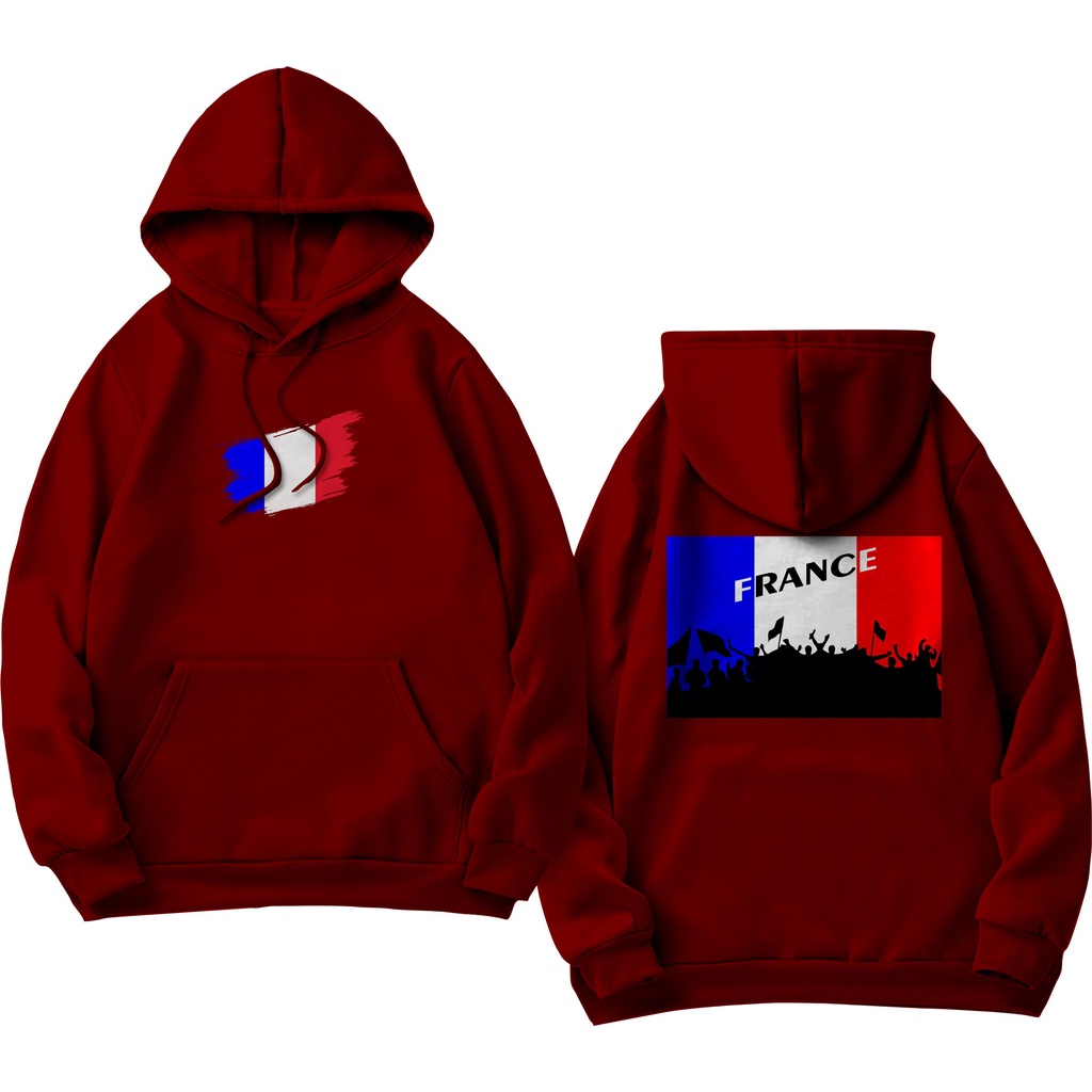 Holyrider FRANCE Sweater Hoodie Distro Sablon DTF Fleece Cotton II Holyrider Jumper Hoodie FRANCE II M-XXL (Pria &amp; Wanita) Free stiker&amp;Gantungan Kunci
