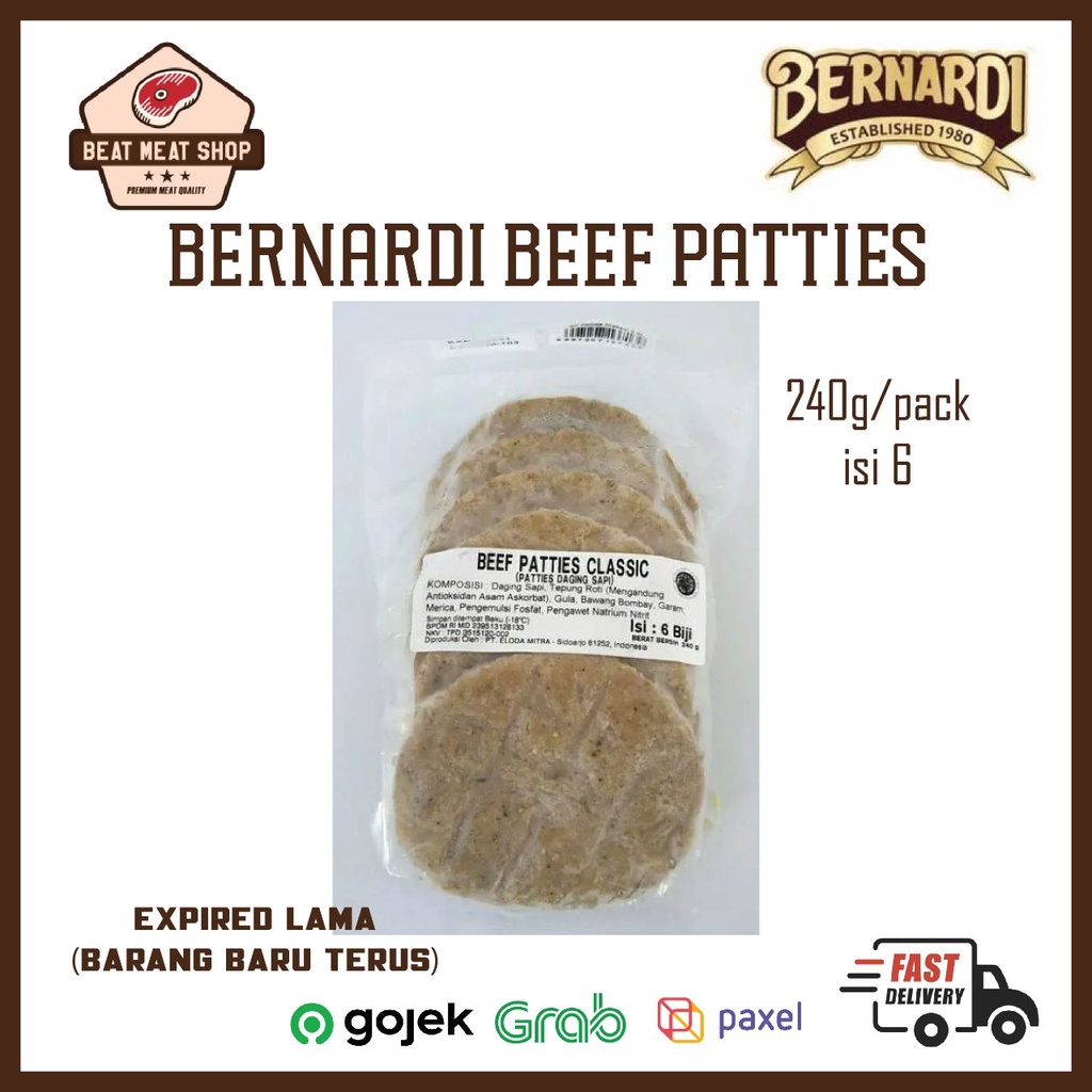 

Bernardi Beef Patties Classic isi 6