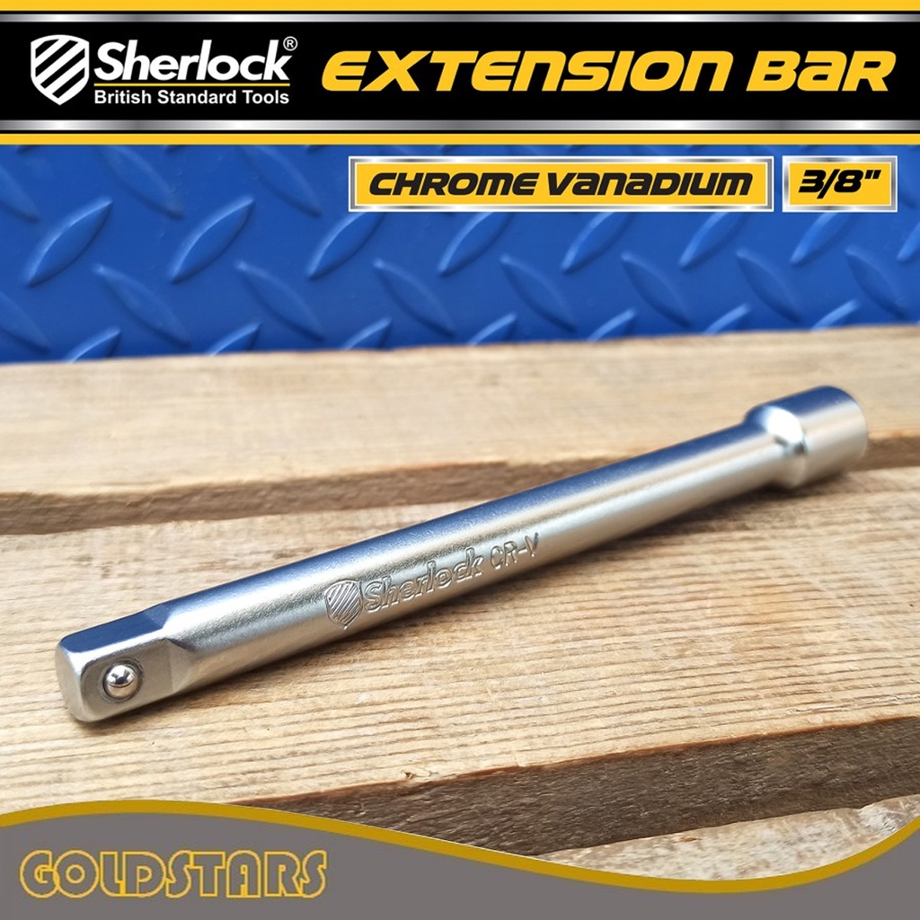 Extension Bar 3/8 &quot; 1/2 &quot; Original Sherlock Sambungan Kunci Sok Sliding T 3/8 &quot;