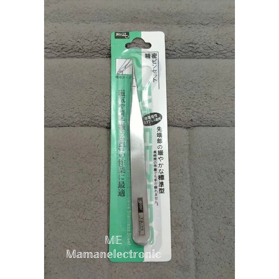 Pinset Lurus Pinset Bengkok Gooi TS-10 Stainless Steel Tweezers