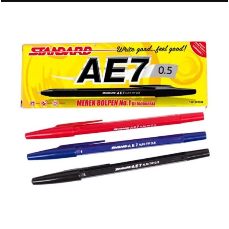 

Pulpen standar AE7 boleh mix warna. harga diatas per 1pcs