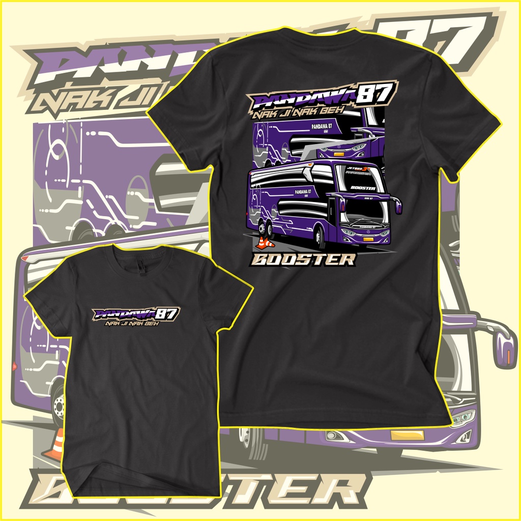 KAOS BIS PANDAWA 87 BOSTER COMBED 24 S