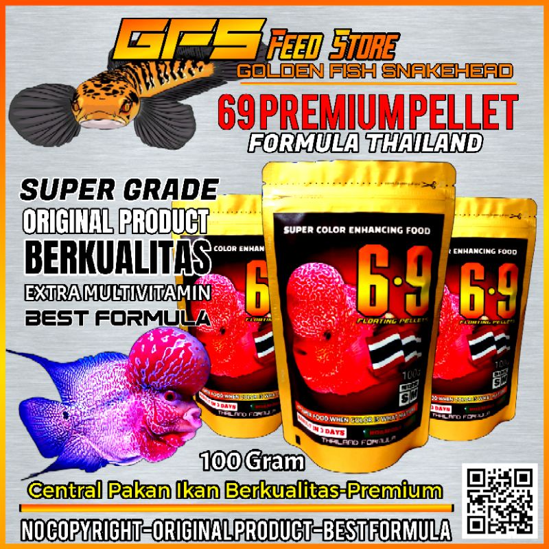 Pelet Louhan 69 Formula Thailand 100 Gram