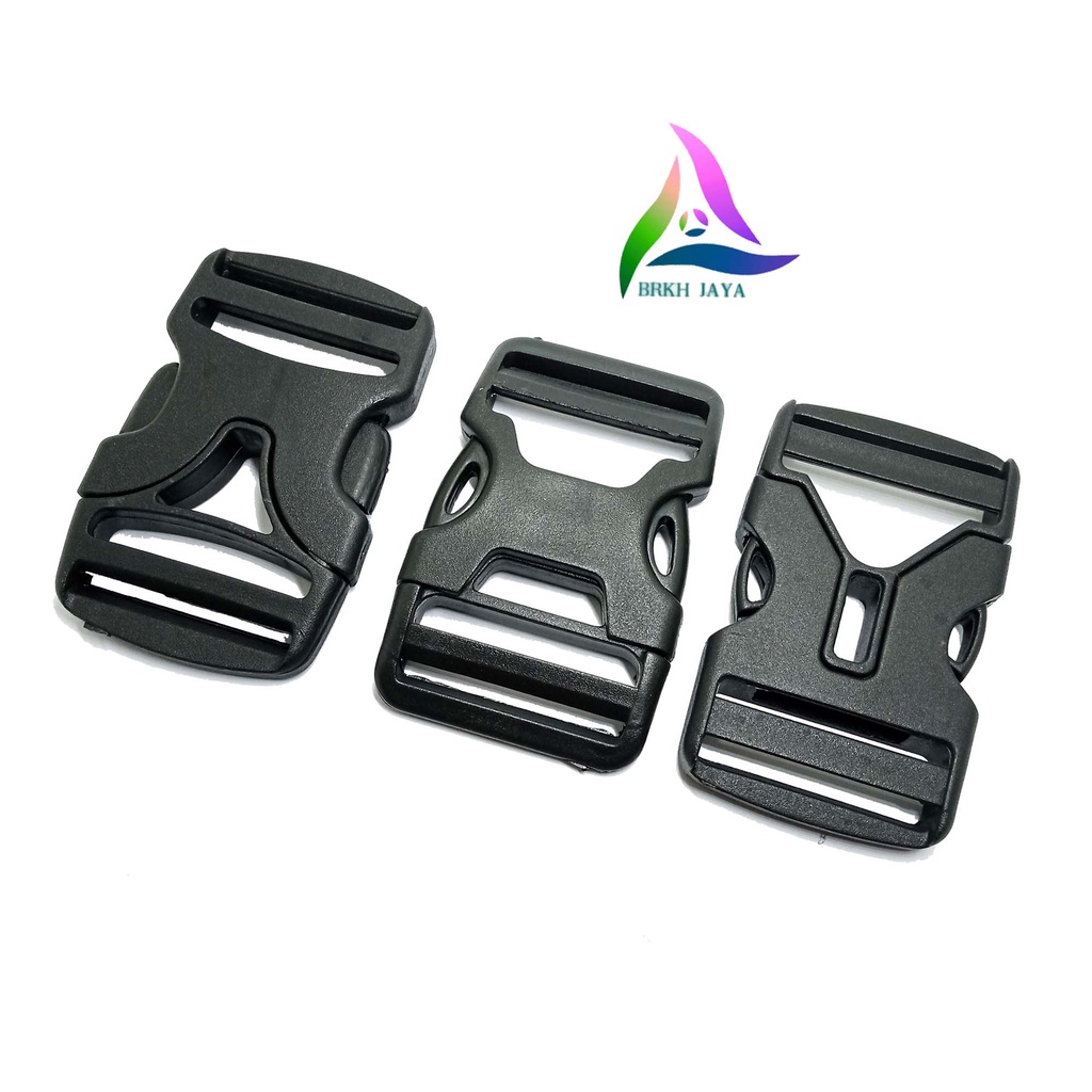 KUNCI SODOK TAS 3.8 CM / SLOT TAS PLASTIK BUCKLE PP / 60 PCS