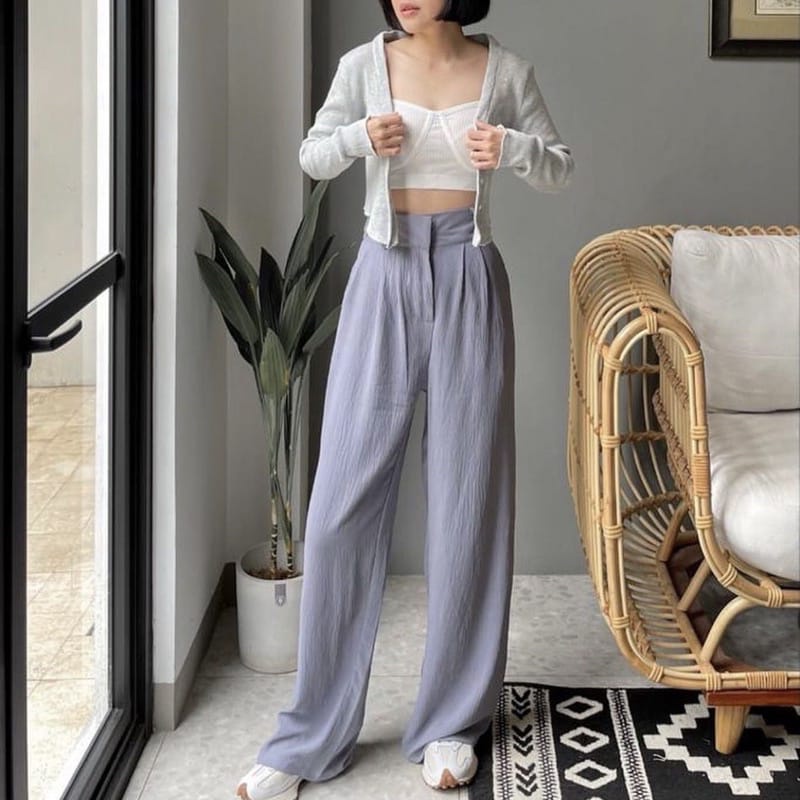 RX FASHION - ⭐PREMIUM⭐ KULOT ABY HIGHWAIST / TROUSERS WANITA- NN