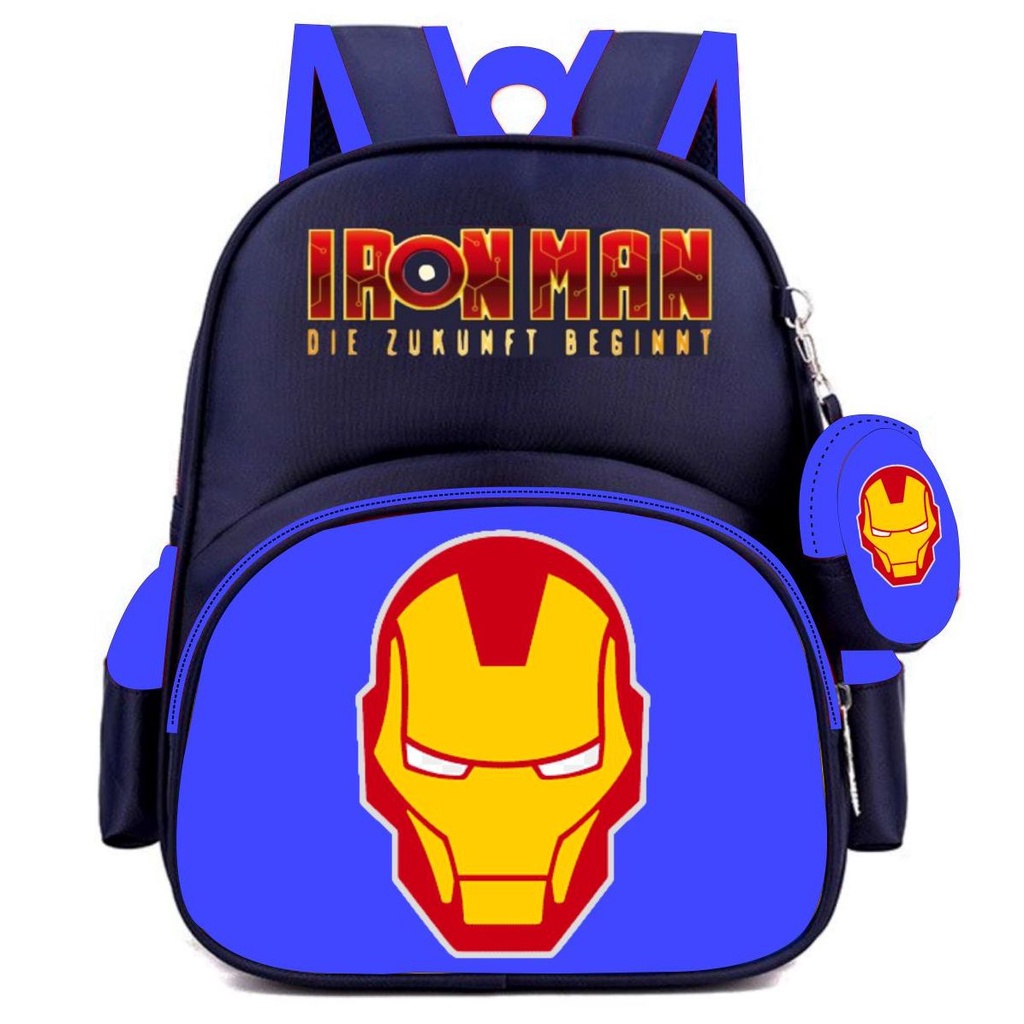 [[ COD SUPERHERO SUPERMAN ]] Tas ransel Sekolah Anak Laki Laki Karakter motif Super Hero avenger kartun hollywood Spiderman Captain Amerika Hulk Batman Superman untuk anak PAUD,TK,SD kls 1 2 3 4 ransel anak lokal bisa bayar ditempat