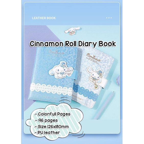 BUKU DIARY ALBUM CINNAMOROLL DIARY LUCU BUKU AGENDA CINAMOROL BUKU JURNAL JOURNAL HK HELLOKITTY NOTEBOOK SANRIO NOTEBOK @banyak