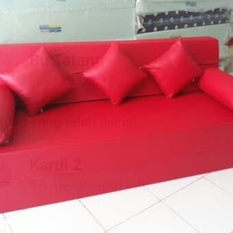 [Ready] Cover Sarung Sofa Bed Inoac Bahan Oscar Waterproof Uk No 2 200X160X20