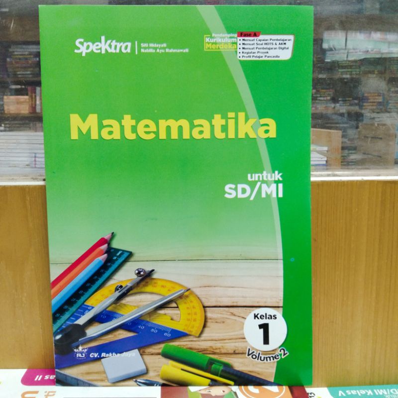 Spektra Matematika Pendidikan Pancasila Bahasa Indonesia Kelas 1 SD Volume 2  Kurikulum Merdeka