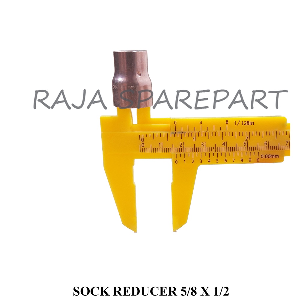 Sock Reducer Pipa AC Tembaga (A series) 5/8&quot; x 1/2&quot;