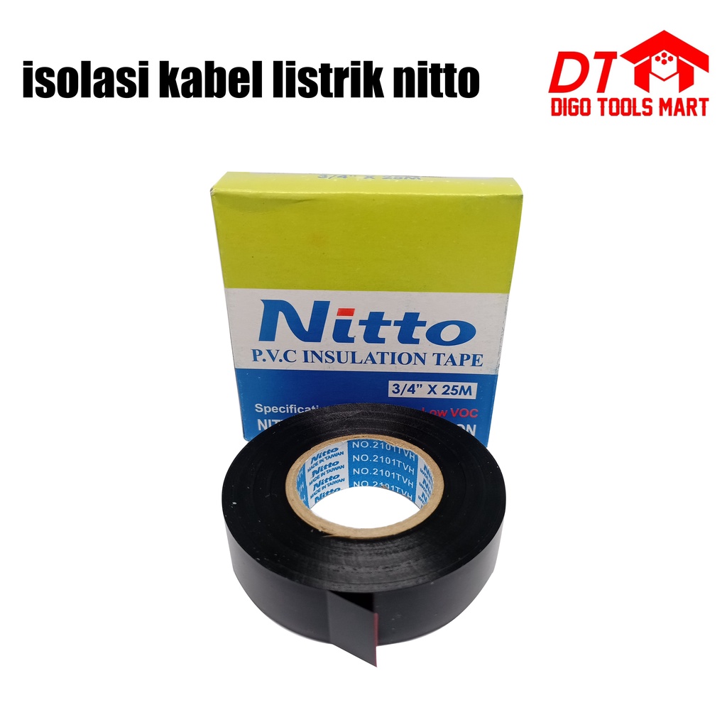 

Isolasi Kabel Listrik Nitto 3/4x25m