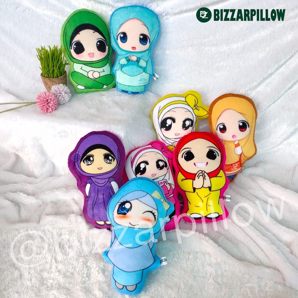 BIZZARPILLOW PAKET BANTAL KARAKTER SIZE ISI 8PCS BZ344