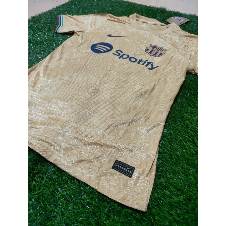Jersey Bola Grade Ori Player Issue Barcelona Barca Away PI 2022/2023 Dewasa Size S M L XL XXL 3XL Ju