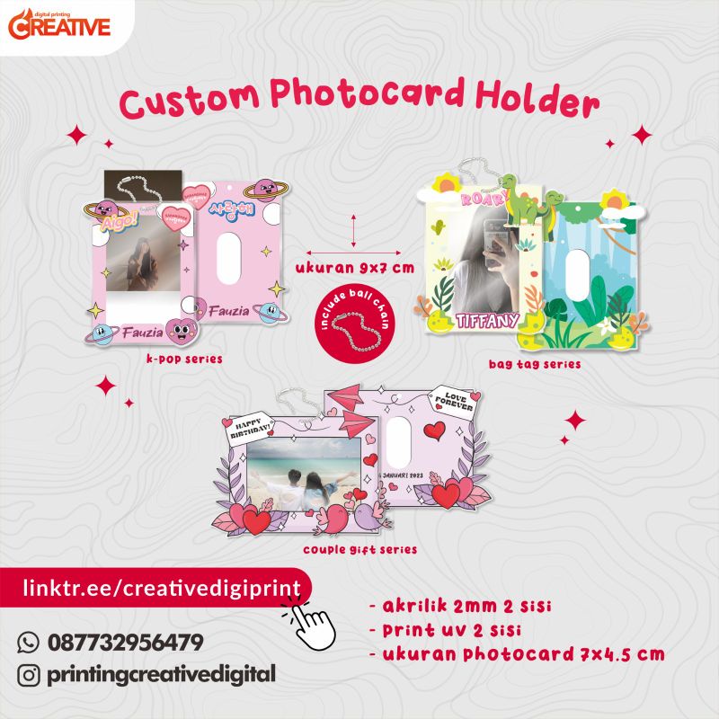 PHOTOCARD HOLDER AKRILIK