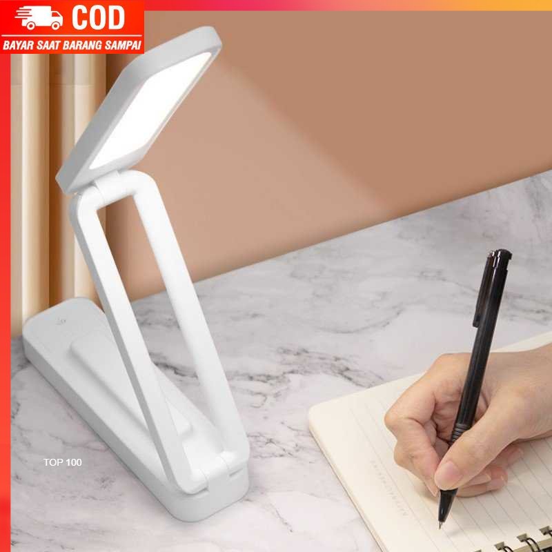 ( 100% BARANG ORI ) SUOLIANG Lampu Belajar Desk Lamp Rechargeable Foldable - SL-947