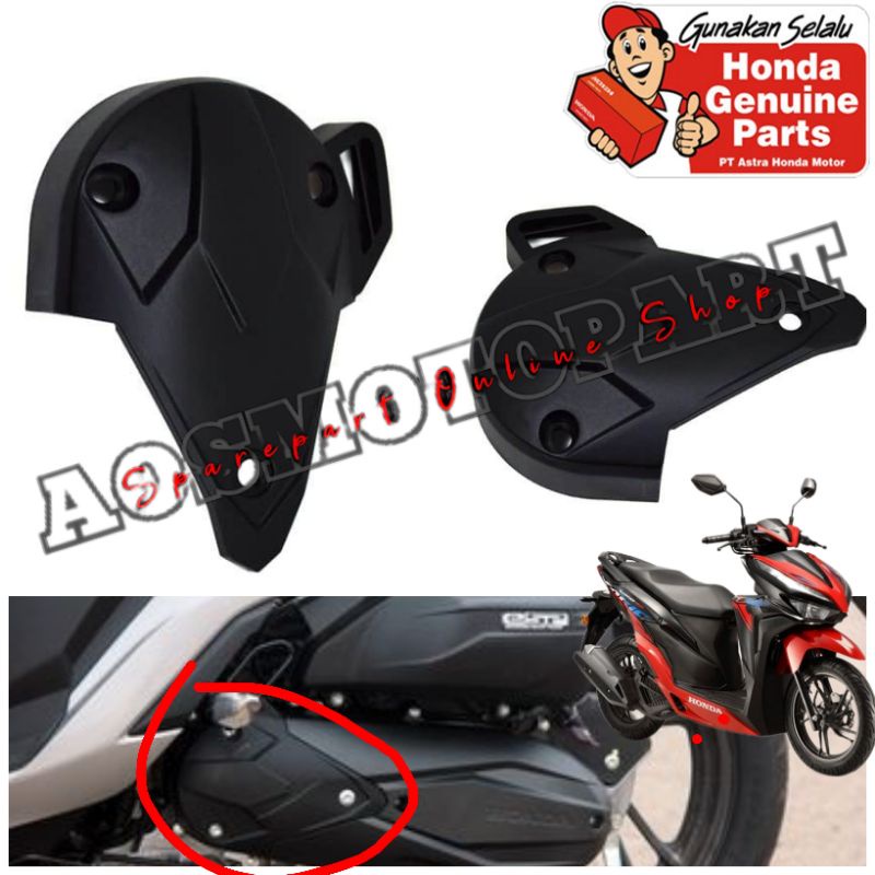 cover tutup cvt Vario 125 150 new 2018 sampai 2022 ORI HONDA cover tutup bak cvt Vario new LED 125 1