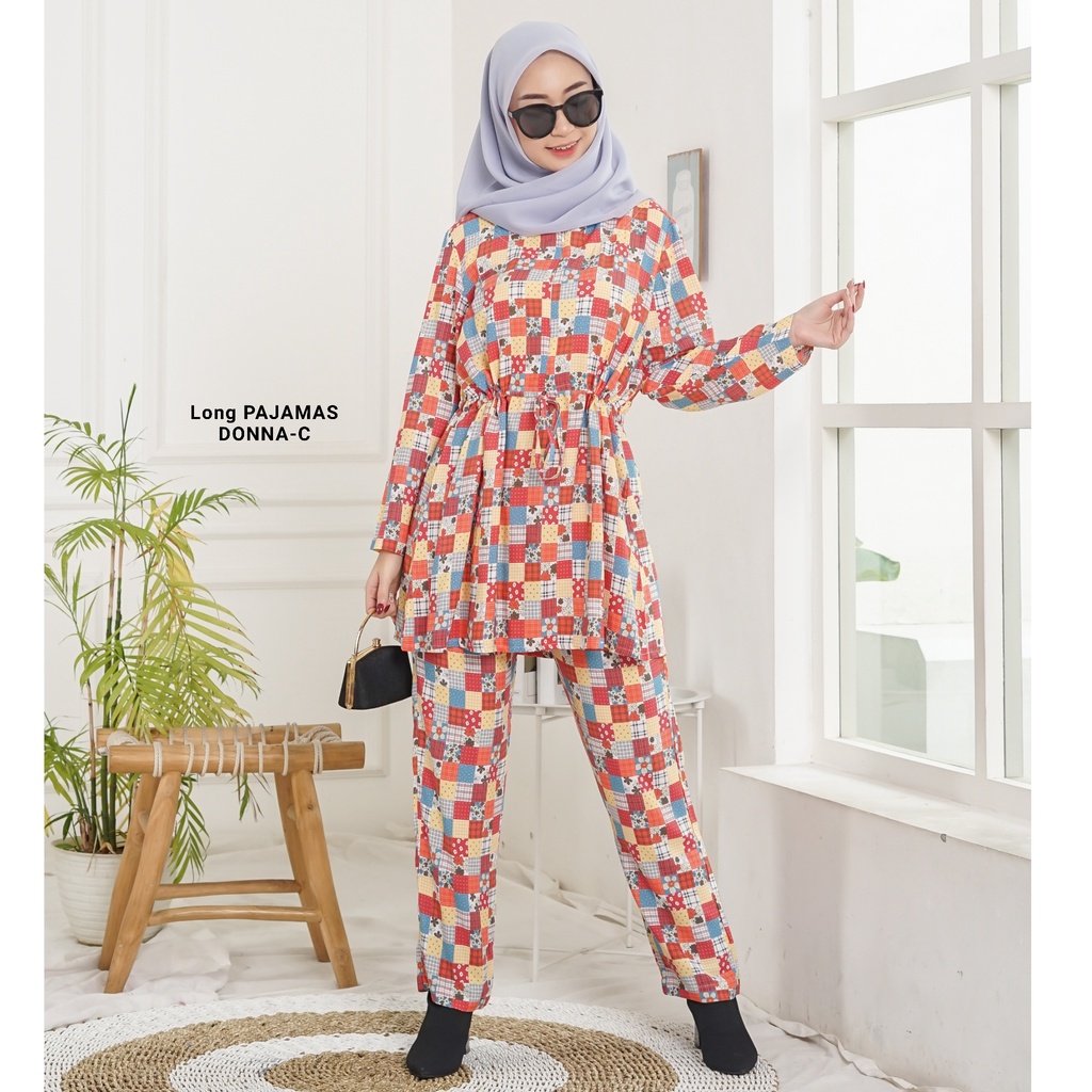 AS Setelan Long Pajamas Kudamas Couture Busui / KMC SE 7