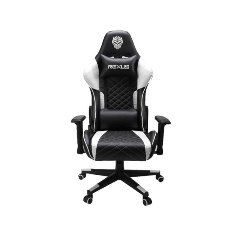 Kursi Gaming Rexus Gaming Chair RGC-100 White ArmRest 2D