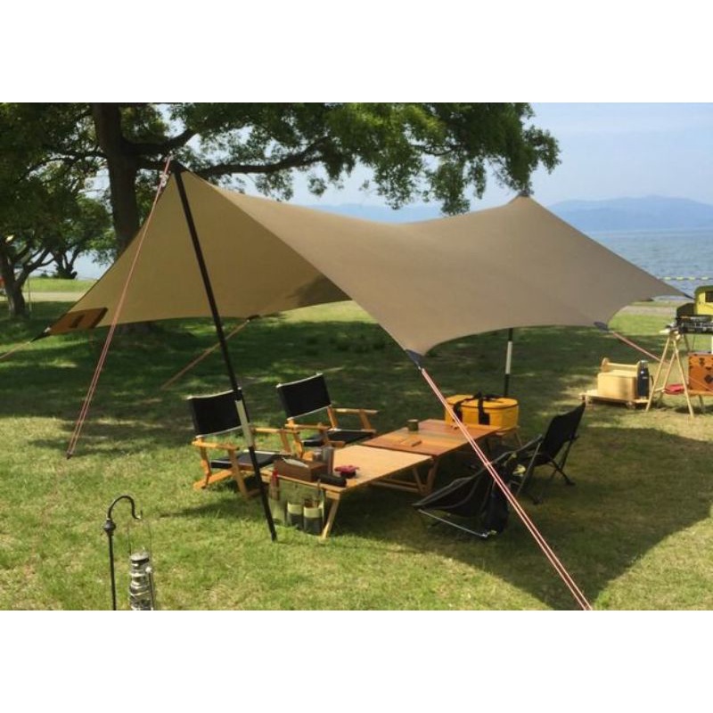 Flysheet tenda camping ukuran 4x4 - flysheet hexagonal 4x4 - atap tenda camping - flysheet tenda wat