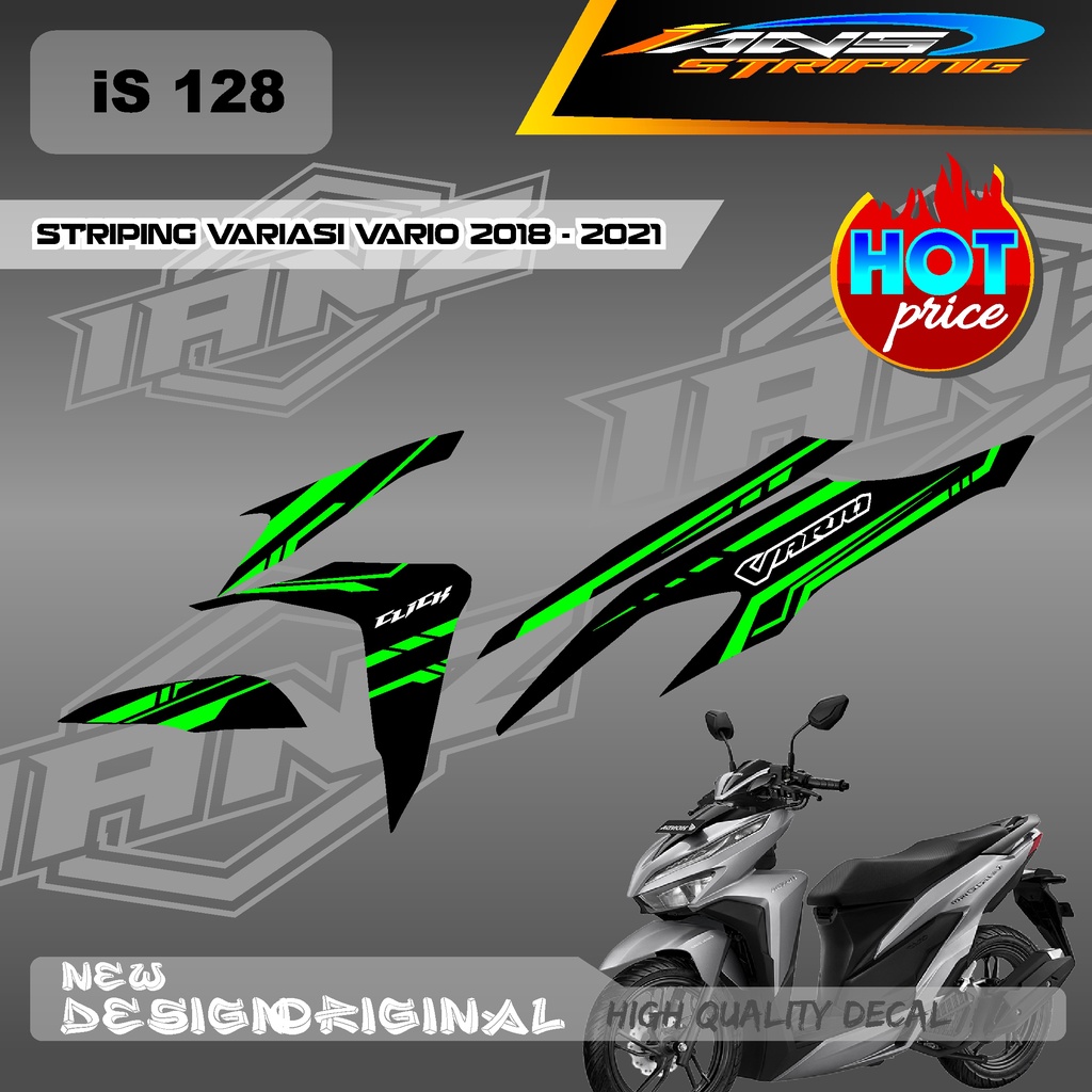 TERBARU STIKER STRIPING VARIO Led Vario 150 MOTIF GRAFIK  BAHAN HOLOGRAM / NON HOLOGRAM IS128