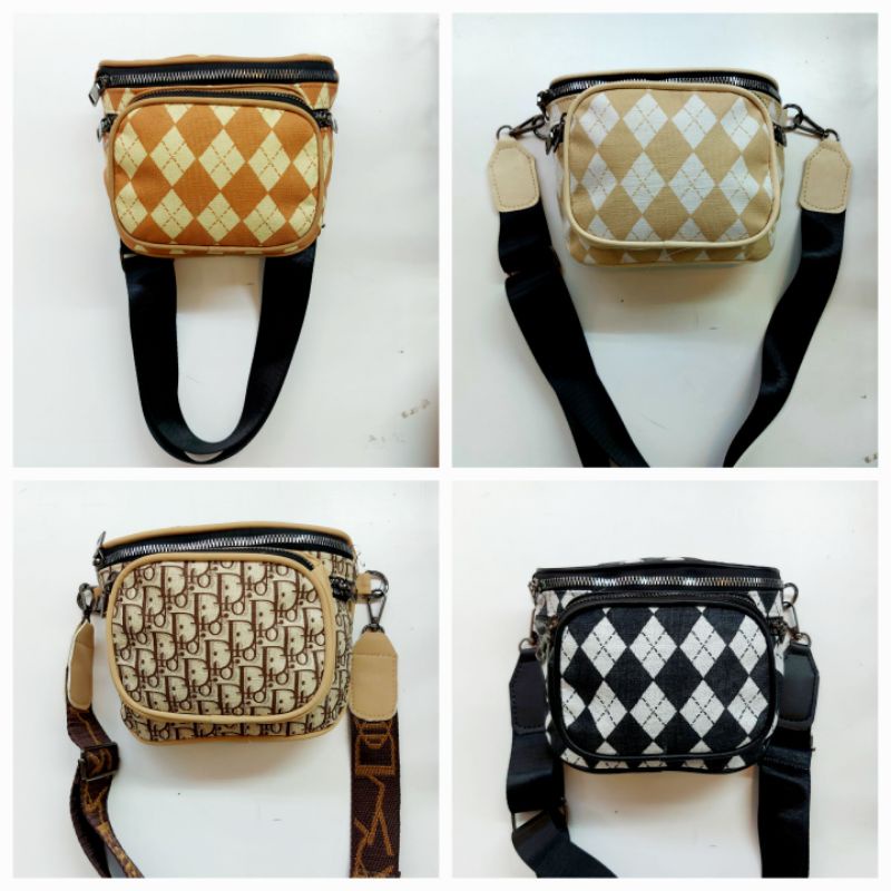 WAISTBAG TRENDI / TAS PINGGANG WANITA UKURAN KECIL MOTIF TRD