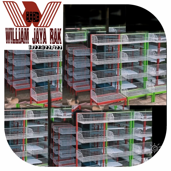 RAK CIKI /SNACK SERBAGUNA 4 SUSUN