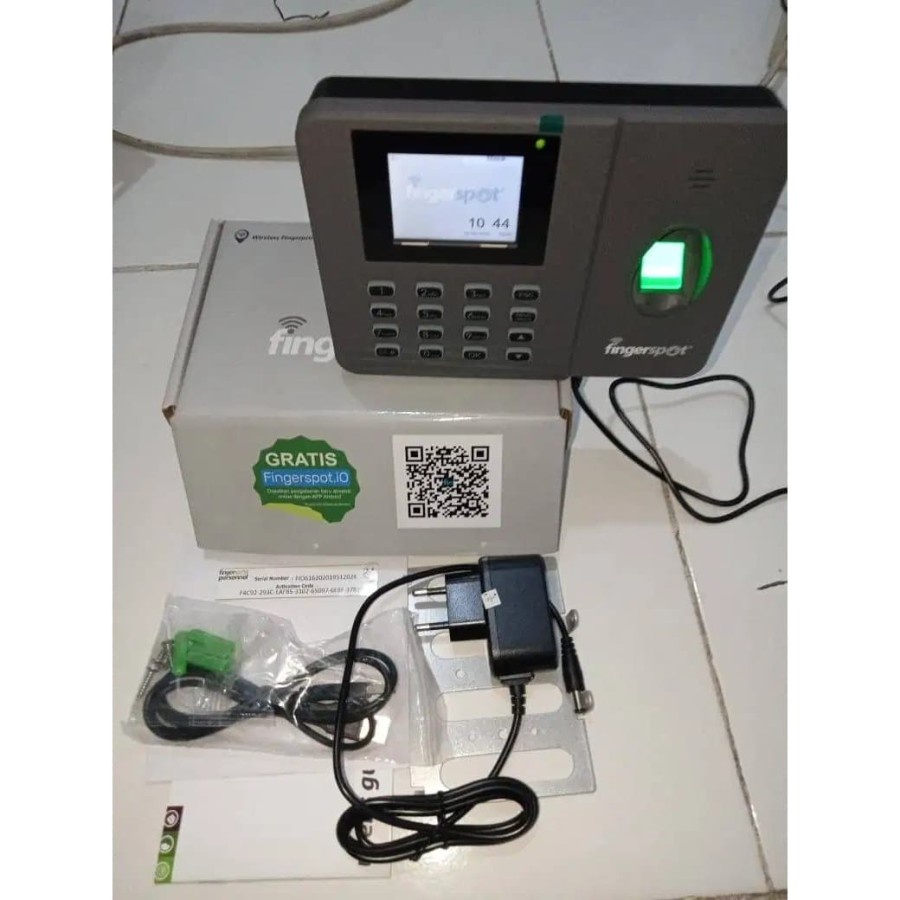 FINGERSPOT REVO W-202BNC MESIN ABSENSI SIDIK JARI KARTU PASSWORD WIFI