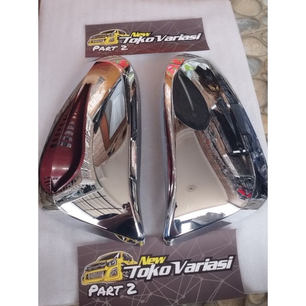 COVER SPION TUTUP SPION TOYOTA HILUX CHROME