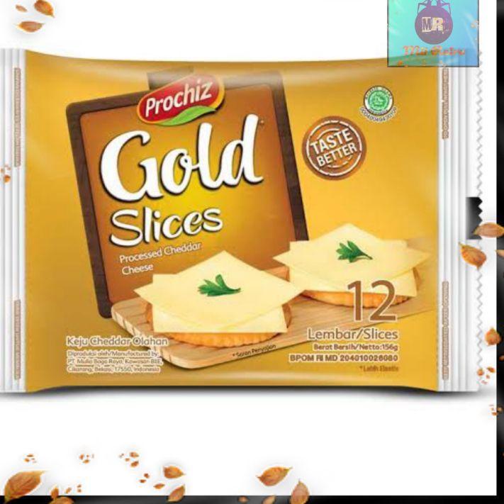 

RVN225 Prochiz Gold Slices isi 12 lembar / Keju Slice / Keju Lembaran ##