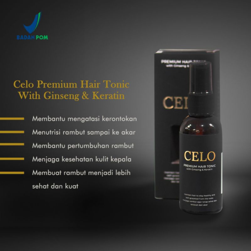 CELO Premium Hair Tonic with Ginseng &amp; Keratin