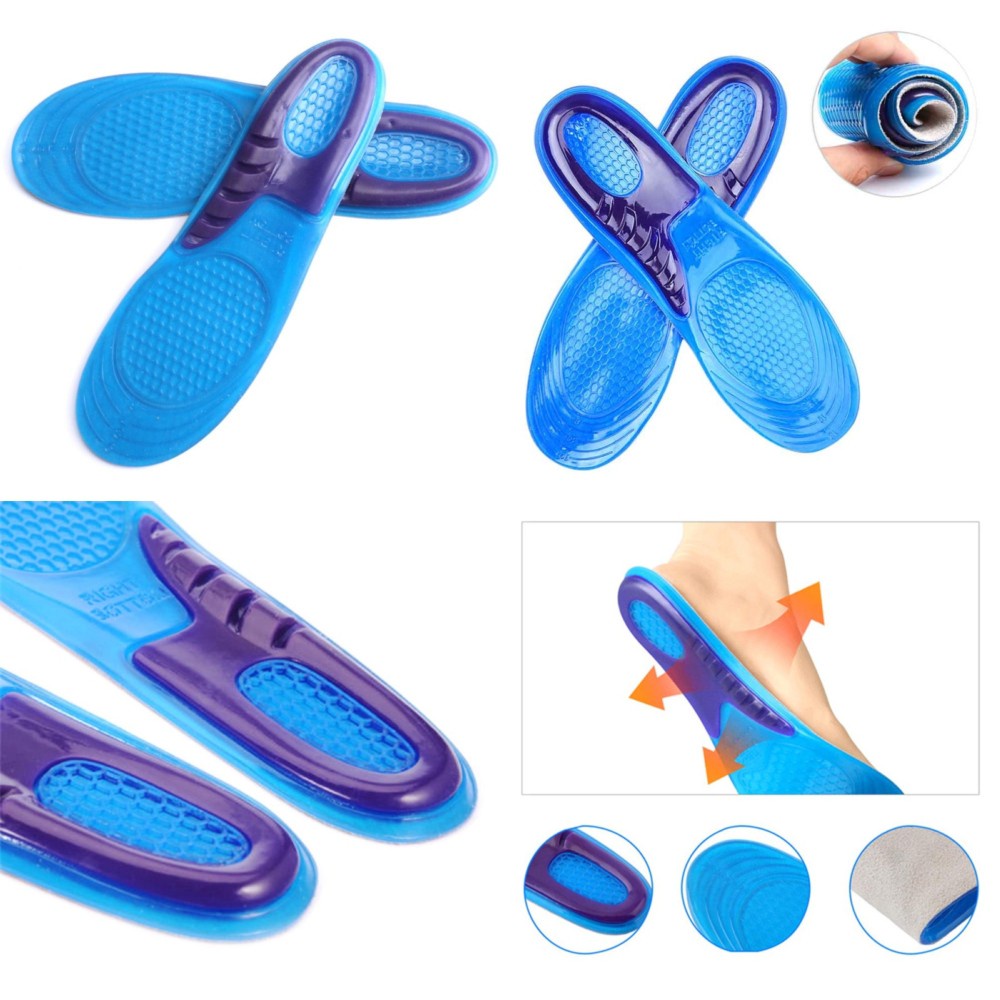 Alas Sepatu Silicon Sol Spatu Empuk Tatakan Insole Bahan Gel Silikon - Shock Absorb Gel Orthotic Arc