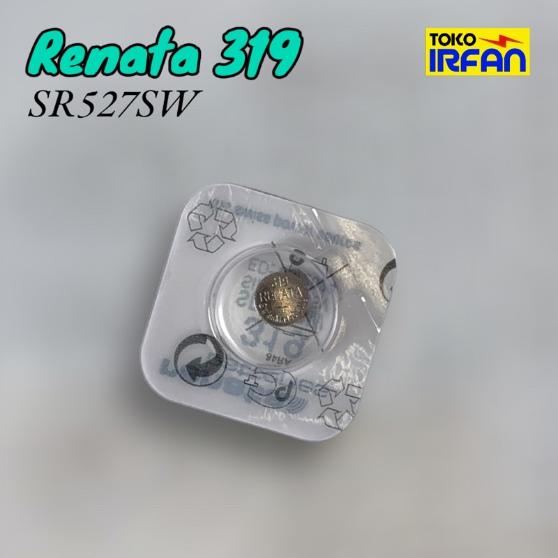 BATERAI RENATA 319 SR527SW ORIGINAL BATERAI JAM TANGAN SR527 LR64